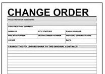 change order form